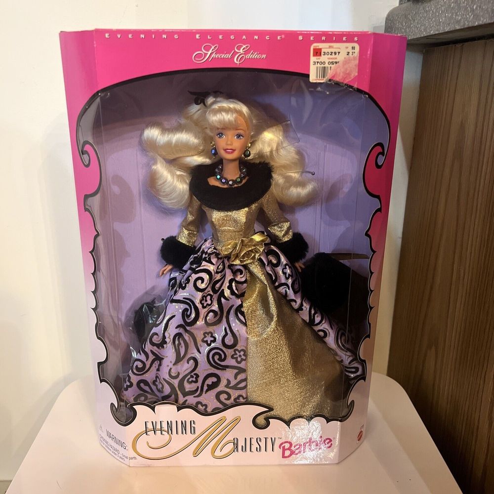 New Dmg Pkg Mattel Evening Majesty Barbie 1996 Special Edition Blonde